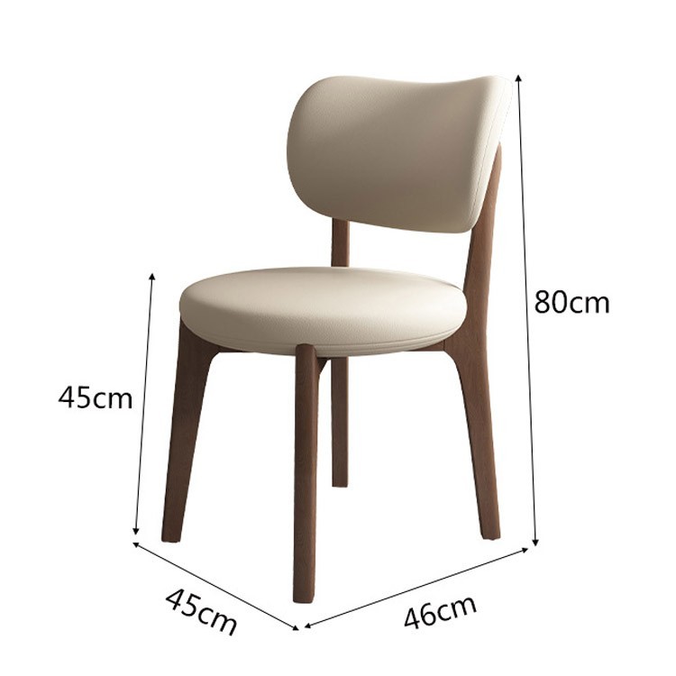 Ghế gỗ tự nhiên cho nhà hàng kiểu Bắc Âu GH888B 6