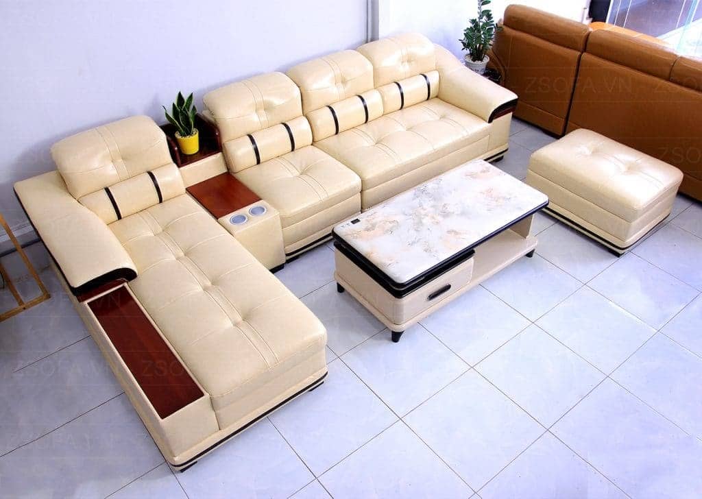 Ghế sofa da bò nhập khẩu giá rẻ