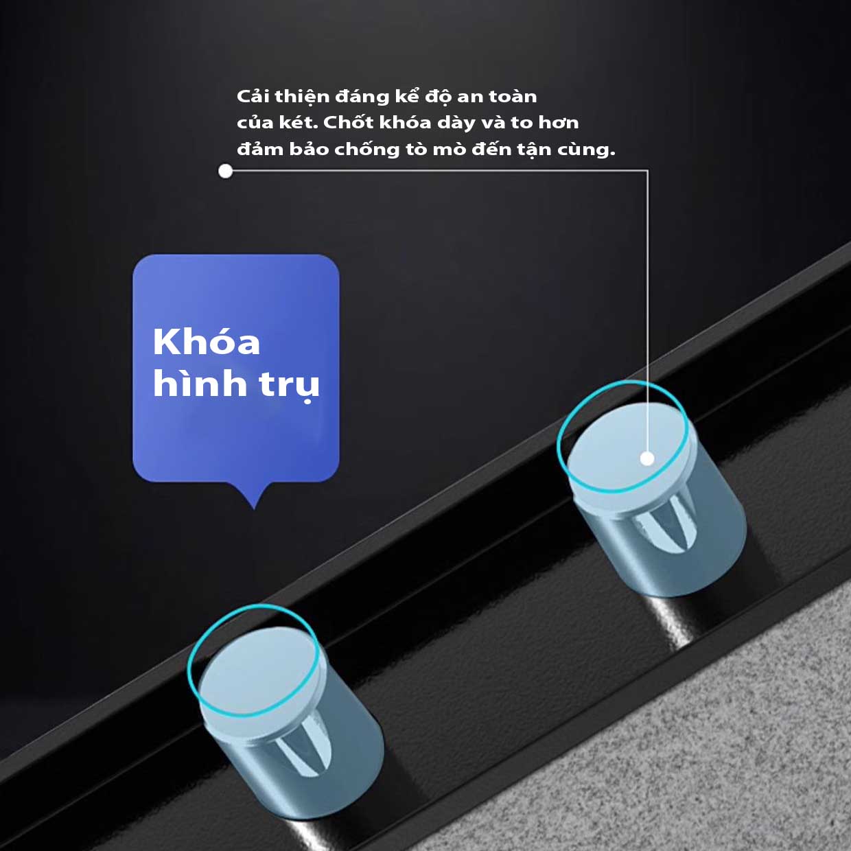 Két sắt mini khóa mật khẩu điện tử thông minh EM8028 7