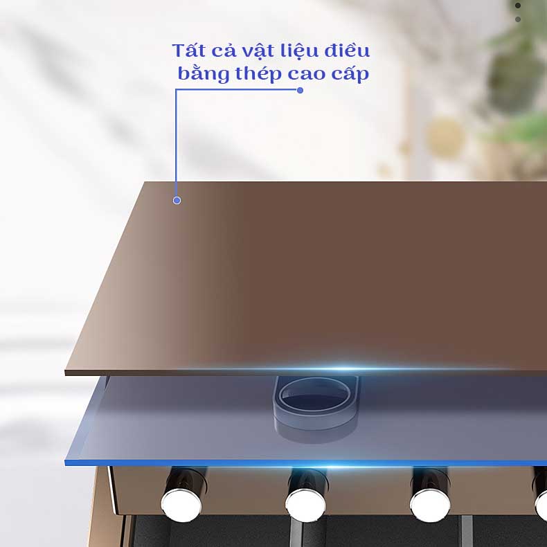 Két sắt cao cấp khóa vây tay thông minh EM8023 9