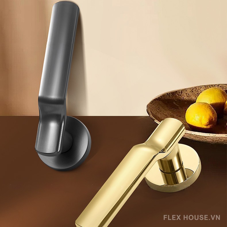 Khóa cửa phân thể tay gạt hiện đại Bắc Âu XC05 6