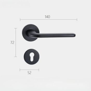 Khóa cửa phòng hợp kim kẽm cao cấp XC82 (7)