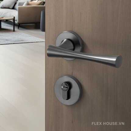 Khóa cửa phòng hợp kim kẽm hiện đại tinh tế XC46 (1)