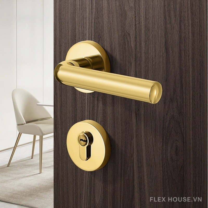 Khóa cửa phòng hợp kim phong cách Minimalism XC96 7