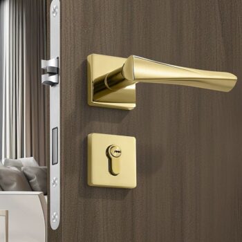 Khóa cửa tay gạt hợp kim kẽm bền, bảo mật tốt XC43 (3)
