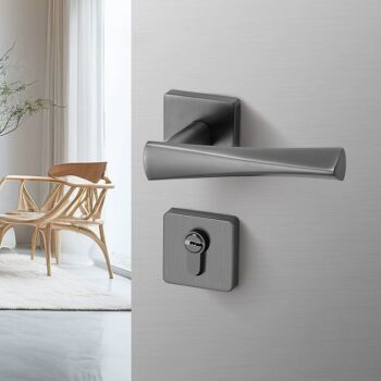 Khóa cửa tay gạt hợp kim kẽm bền, bảo mật tốt XC43
