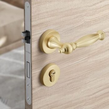 Khóa cửa tay gạt hợp kim kẽm kiểu Pháp sang trọng XC45 (3)