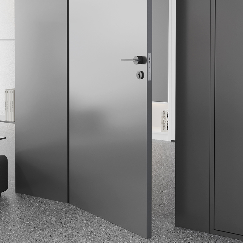 Khóa cửa tay gạt từ tính im lặng kiểu Nordic XC47 9