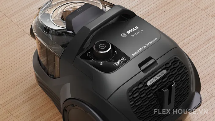 Máy hút bụi có dây màu đen 2000W HMH.BGS21WX100-3