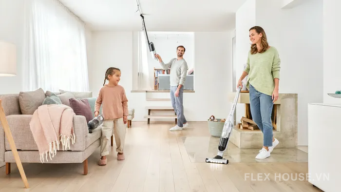Máy hút bụi sạc điện không dây đa năng-4