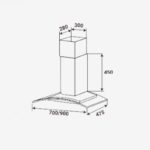 Máy hút mùi cao cấp KAFF KF-GB027