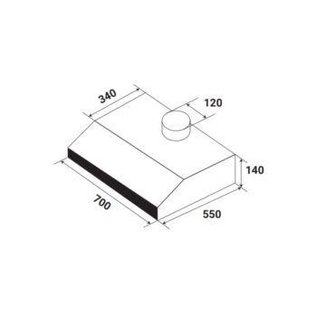 Máy hút mùi cổ điển KAFF KF-70I