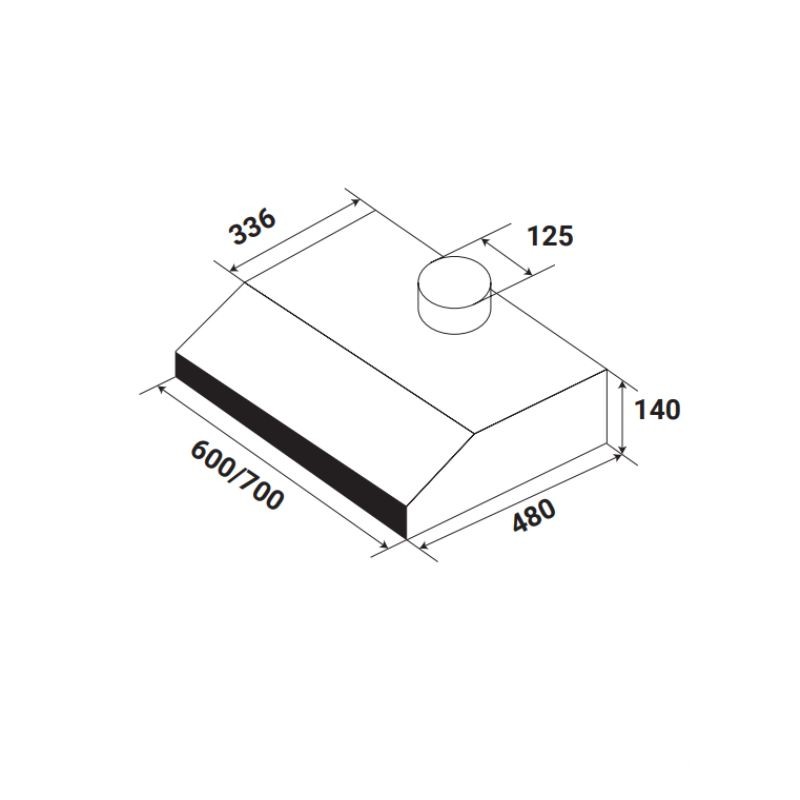 Máy hút mùi cổ điển chính hãng KAFF KF-638I (2)