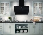 Máy hút mùi kính vút cong dạng TV KAFF KF-LUX-AT70H-BK