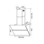 Máy hút mùi phẳng KAFF KF-LUX-AT70FH-BK (1)