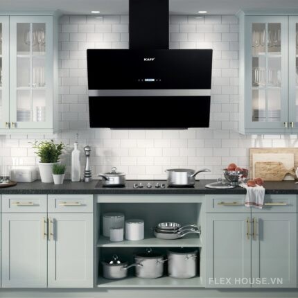 Máy hút mùi phẳng KAFF KF-LUX-AT70FH-BK