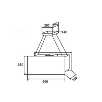 Máy hút mùi treo dây độc lập KAFF KF-IS606HG