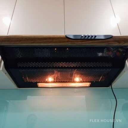 Máy hút mùi vân gỗ cổ điển KAFF KF-700W