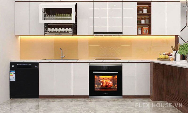 Máy rửa chén độc lập màu đen KAFF KF-SBL775B New Plus