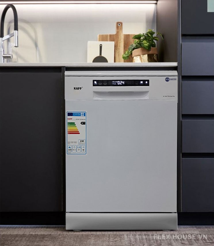 Máy rửa chén độc lập màu trắng KAFF KF-SBL775W New Plus