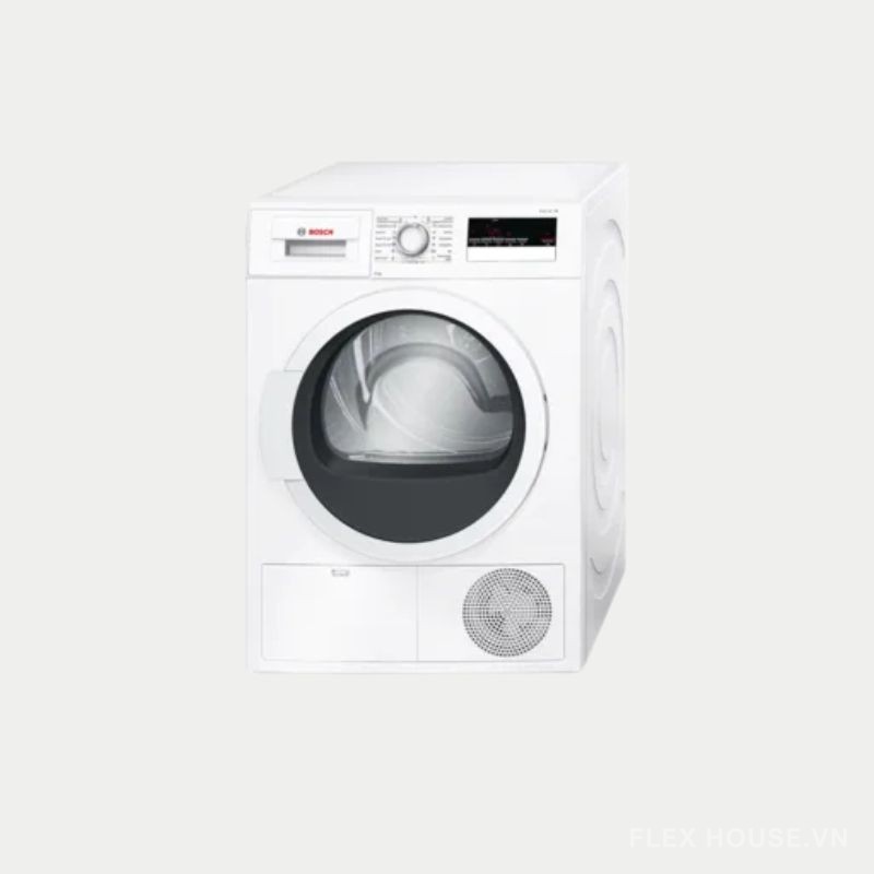 Máy sấy tụ hơi bơm nhiệt Bosch 8kg HMH.WTH83008SG
