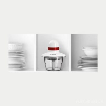 Máy xay thịt mini Bosch trắng 400W HMH.MMRP1000 (1)