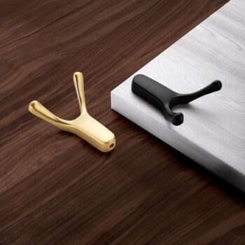Móc treo quần áo hợp kim kẽm hình sừng bò kiểu Âu HOOK131 (4)
