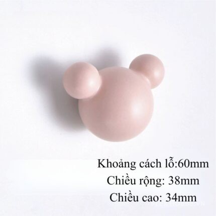 Núm tay nắm tủ gốm sứ decor phòng trẻ em G07364