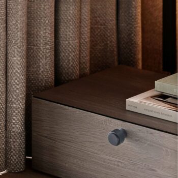 Núm tay nắm tủ hợp kim nhôm đơn giản hiện đại A02476