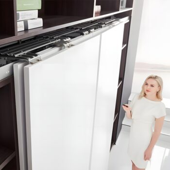 Phụ kiện cửa lùa giảm chấn tủ áo cánh phẳng T803-2050