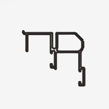 Ray trượt cửa lùa cánh phẳng tải trọng 80kg Taura T602R