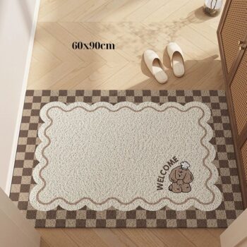 Thảm chùi chân hình Cozy Pup kiểu dáng vintage TJT3392