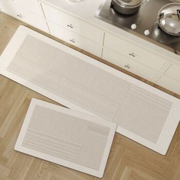 Thảm trải sàn bếp chống trượt kiểu sọc phong cách Minimalist CZ6648-03