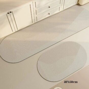 Thảm trải sàn chống trượt kiểu oval độc đáo CZ8476-01