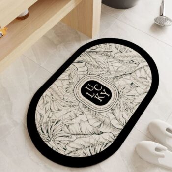 Thảm trải sàn nhà tắm hình oval chống trượt TJT7049-03