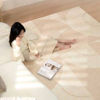 Thảm trang trí phòng khách chống thấm hiện đại tối giản TJT7011 (2)