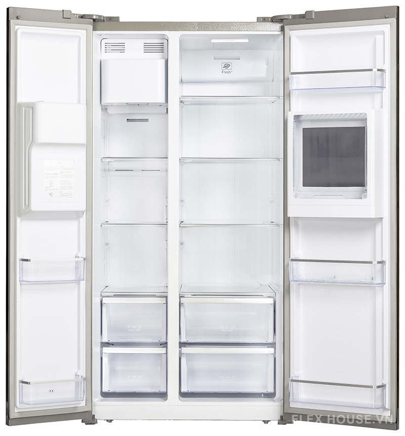 Tủ lạnh Side By Side 2 cánh inox KAFF KF-BCD606MBR 6