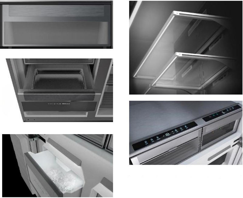 Tủ lạnh âm toàn phần 2 cánh KAFF KF-BI555W LUXURY 8