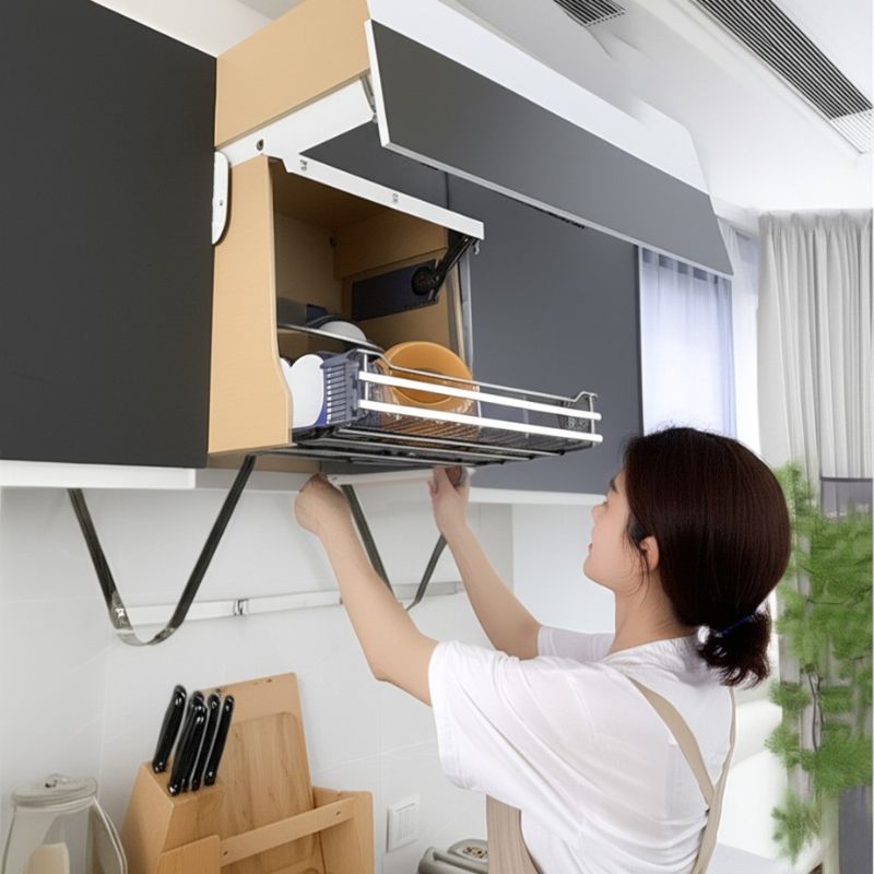 Hướng Dẫn Mua Kệ Nâng Hạ Chén Bát Chuẩn Từng Centimet Cho Tủ 2 Thiết kế kệ nâng hạ chén bát tiện lợi