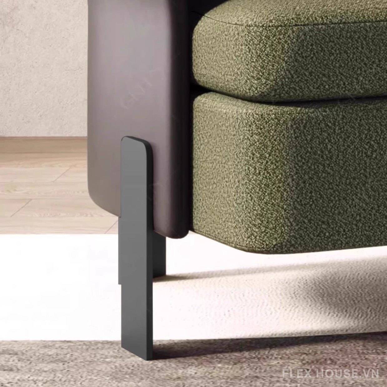 Armchair Mattia vải len cừu phong cách Wabi-Sabi SAB913 9