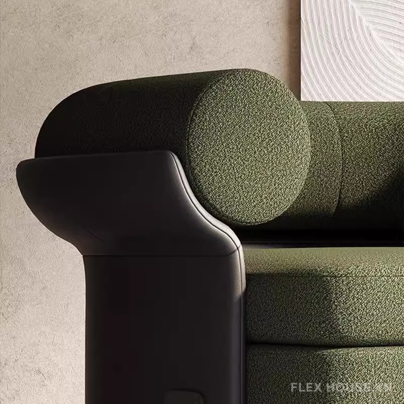 Armchair Mattia vải len cừu phong cách Wabi-Sabi SAB913 11