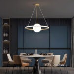 Đèn LED quả cầu thủy tinh thả trần sang trọng ZHM565