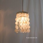 Đèn thả trần pha lê bằng đồng phong cách Nhật Bản cổ điển DG219