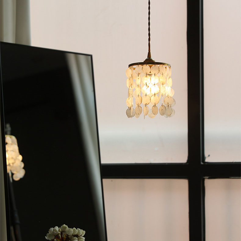 Đèn thả trần pha lê bằng đồng phong cách Nhật Bản cổ điển DG219 4