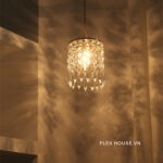 Đèn thả trần pha lê bằng đồng phong cách Nhật Bản cổ điển DG219