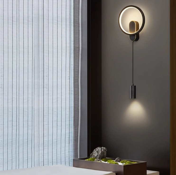 Đèn gắn tường bằng đồng sang trọng Bắc Âu MLU566 8