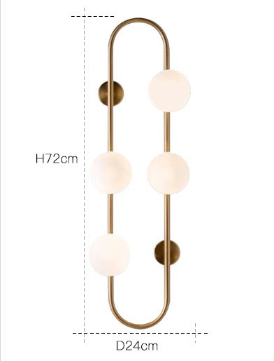 Đèn gắn tường decor hình ghim cài sáng tạo MLU200 9