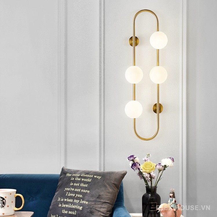 Đèn gắn tường decor hình ghim cài sáng tạo MLU200 12
