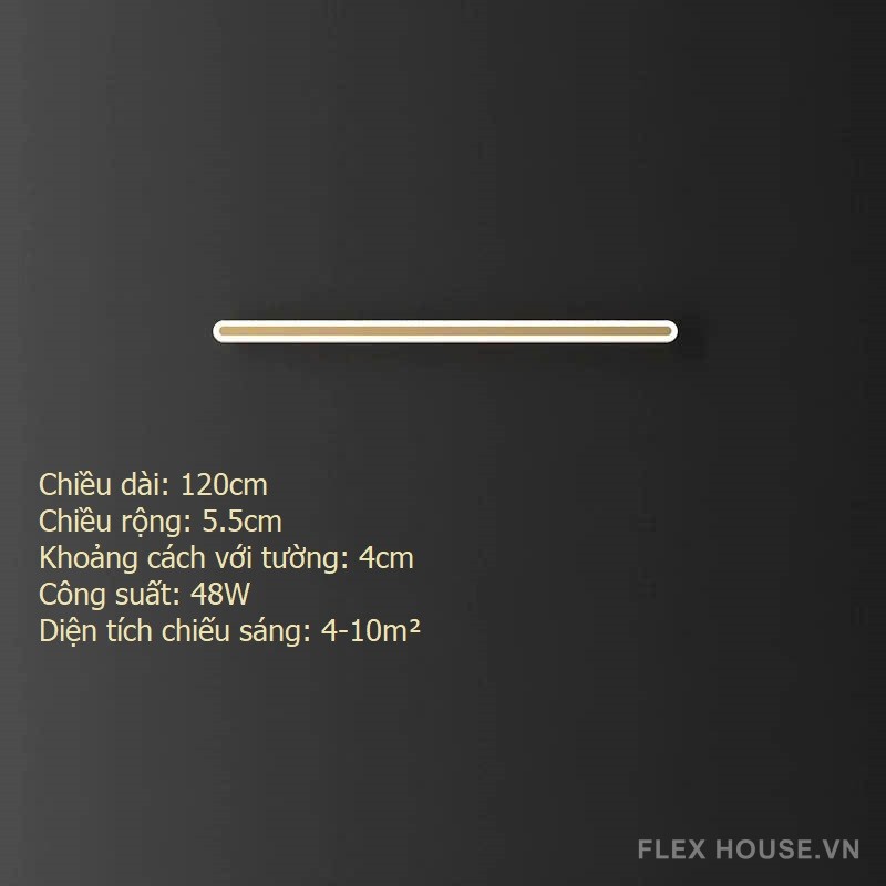 Đèn gắn tường thanh dài bằng đồng kiểu Ý ZHM232 16