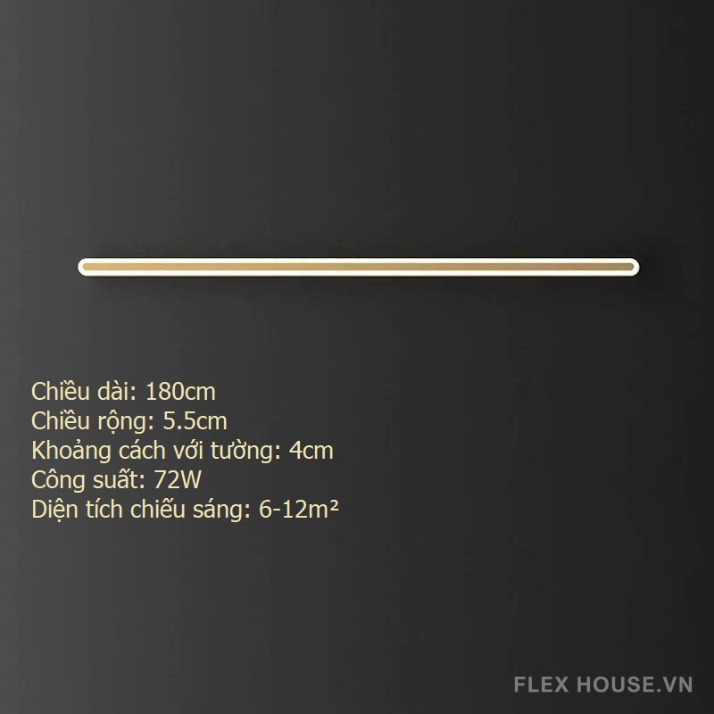 Đèn gắn tường thanh dài bằng đồng kiểu Ý ZHM232 18